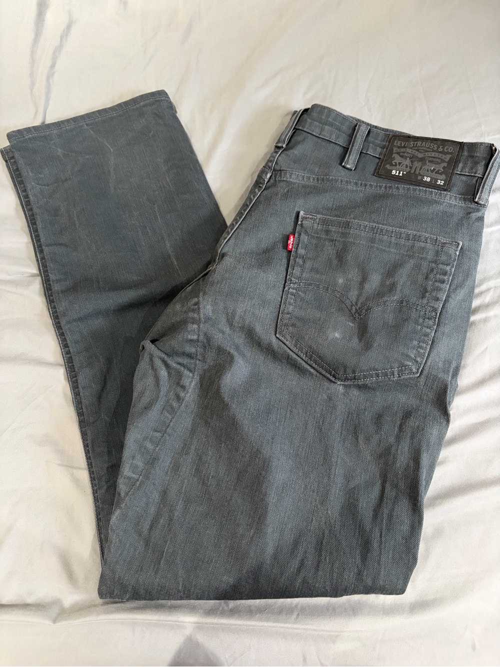 Levi's 511 Slim Fit Jeans Men's 38x32 Gray